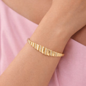 Alankara Golden Luxe Crystal Bracelet