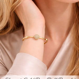 Alankara Luxe Spark Pavé Gold Bracelet